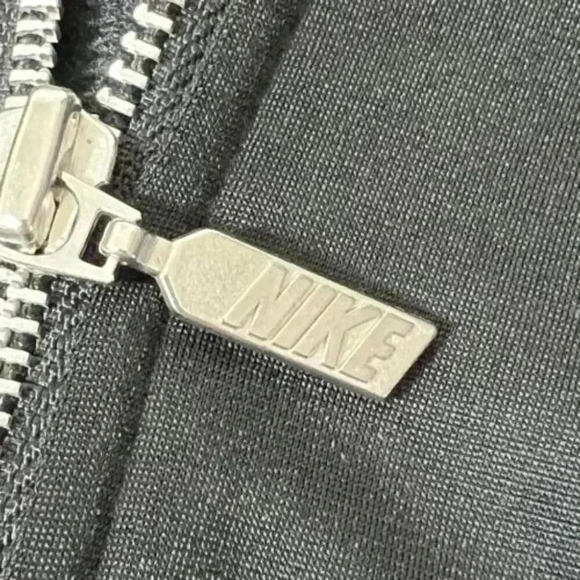 Nike Y2K Athletic Track Jacket Black And White Sz XL Vintage Activewear Running - Picture 5 of 7